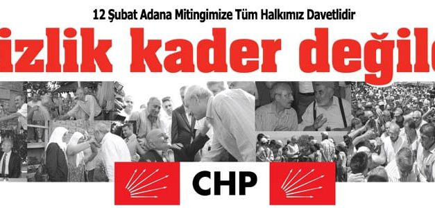 12 Şubat Adana "İşsizlik Kader Değildir" Mitingi