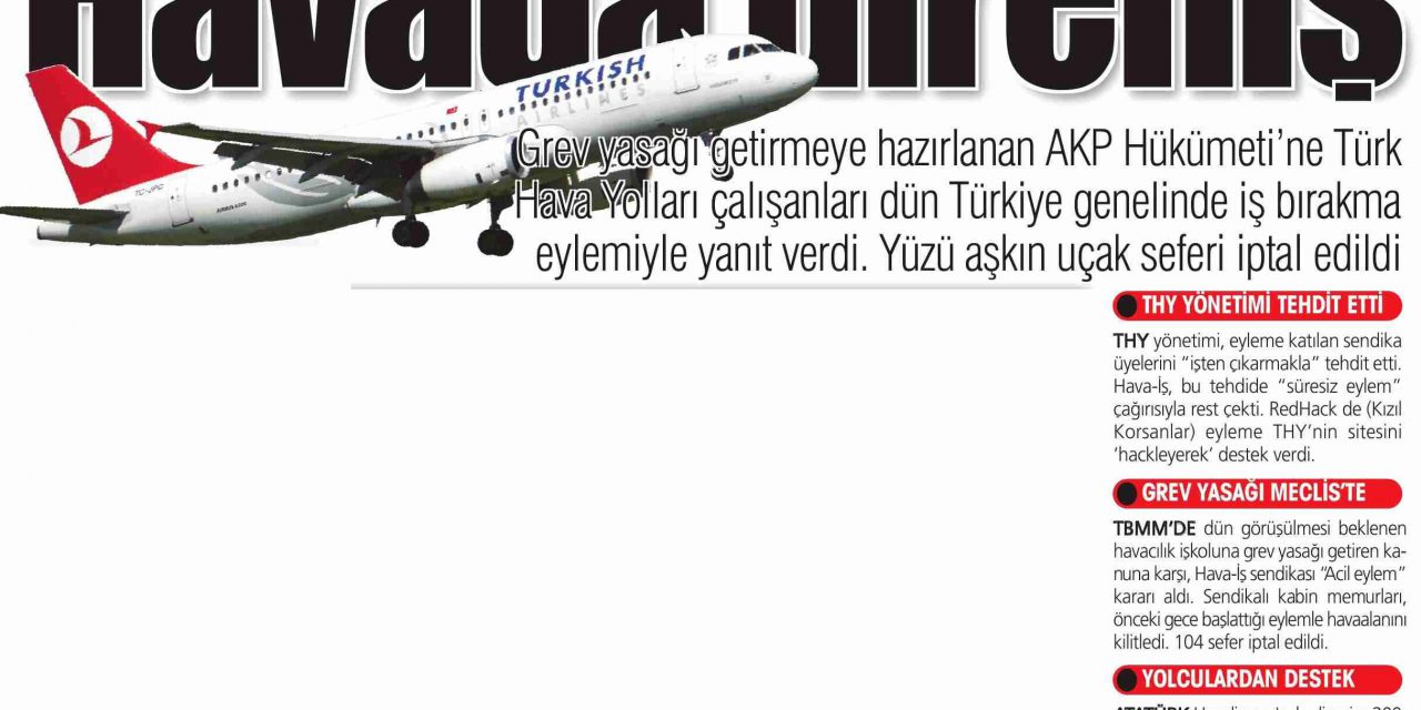 Havada direniş-Yurt Gazetesi