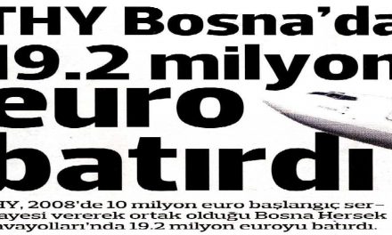 THY Bosna'da 19.2 milyon euro batırdı-Radikal