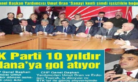 AK Parti 10 yıldır Adana'ya gol atıyor-Adana Toros