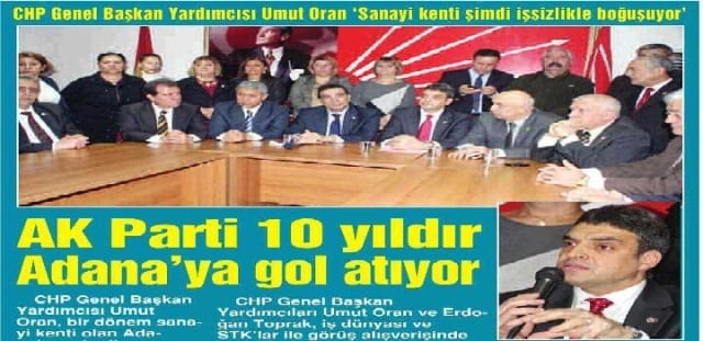 AK Parti 10 yıldır Adana'ya gol atıyor-Adana Toros
