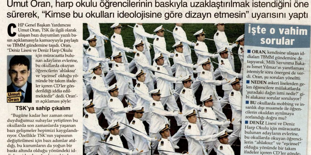 AKP harbiyeye el attı ! Sözcü