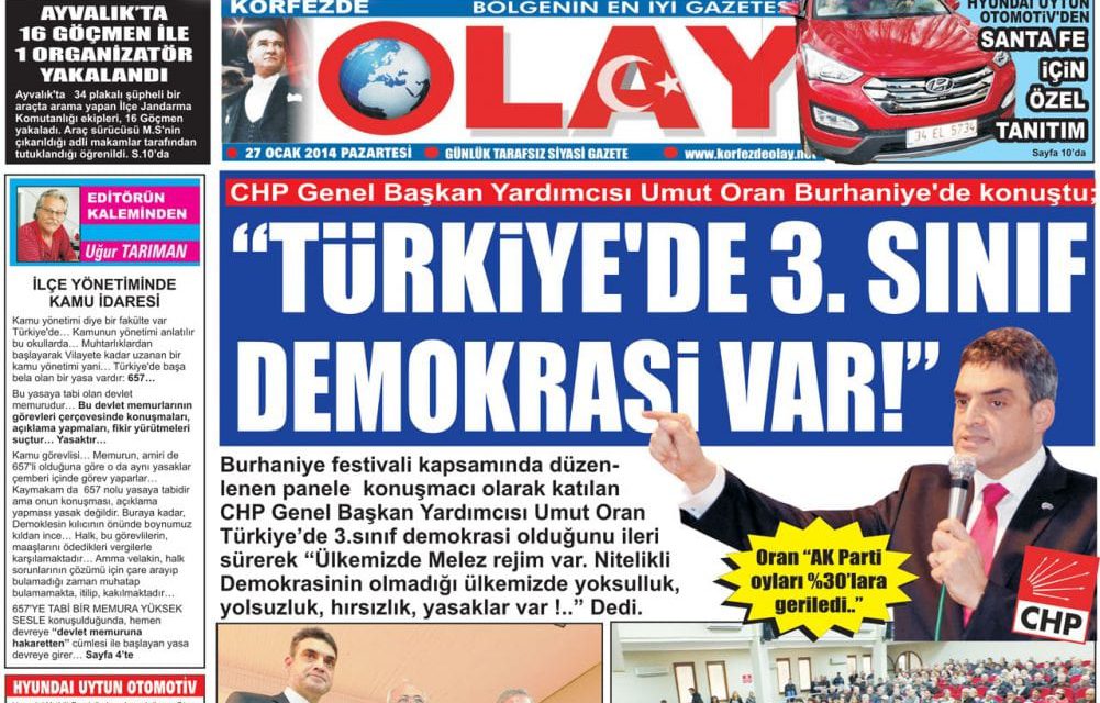 Türkiye'de 3.sınıf demokrasi var -Körfezde Olay