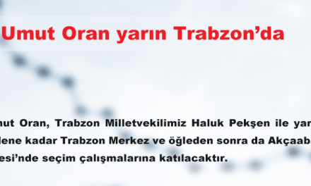 Umut Oran yarın Trabzon’da
